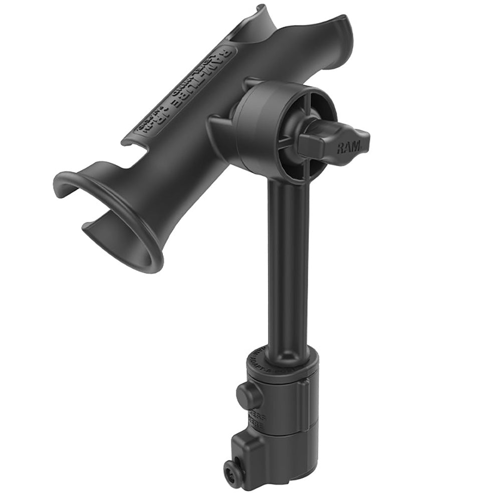 RAM Mount RAM Tube Jr. Holder w/Universal Adapt-A-Post Track Base - 6" Post [RAP-390-AAPUTU] - Houseboatparts.com