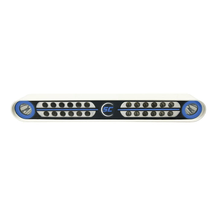 Shadow-Caster Eagle Ray LED Light Bar - White Housing Dual Optics [SCM-EAGLE-RAY-WH] - Houseboatparts.com