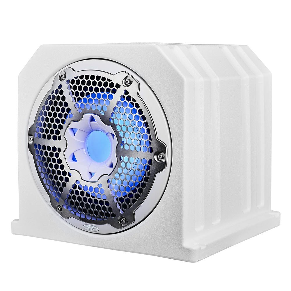 DS18 HYDRO 10" Marine Sub Box w/RGB Lighting - White [NXL - 10SUBLD/W] - Houseboatparts.com