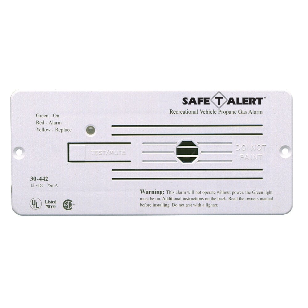 Safe-T-Alert 30 Series 12V RV Propane Alarm - White [30-442-P-WT] - Houseboatparts.com