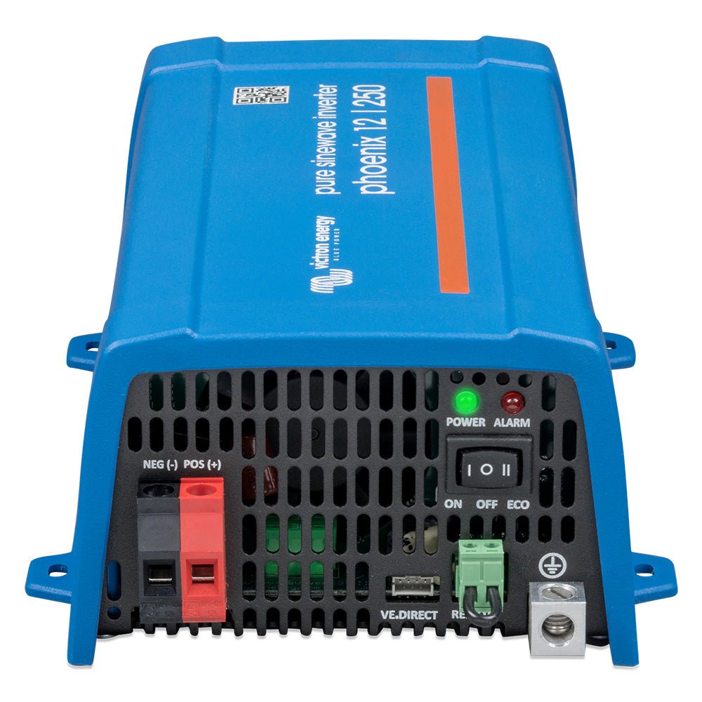 Victron Phoenix Inverter 12/250 - 120V - VE.Direct NEMA 5 - 15R - Single Outlet - 200W [PIN122510500] - Houseboatparts.com