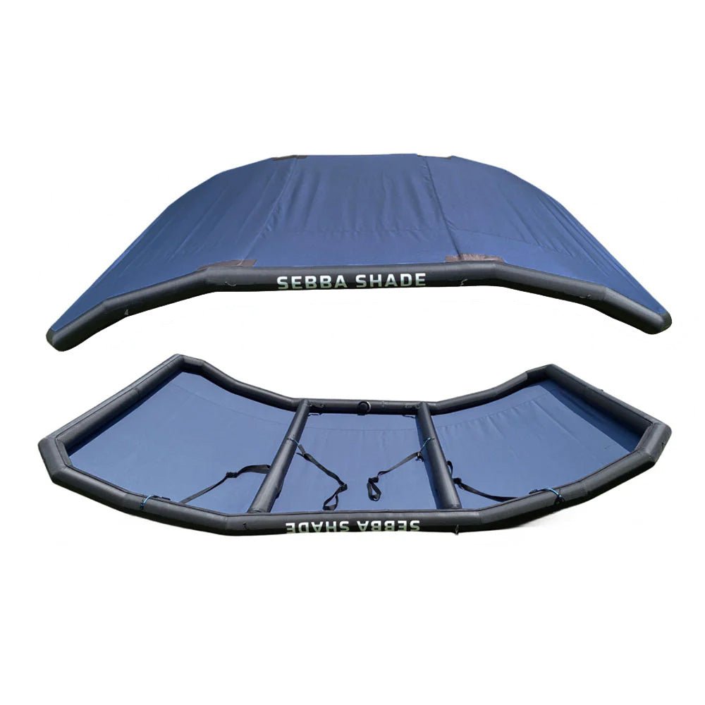 Sebba Shade 6 x 9 ft. Blue Sun Shade f/Boats Up To 28' [SS6X9BLU] - Houseboatparts.com