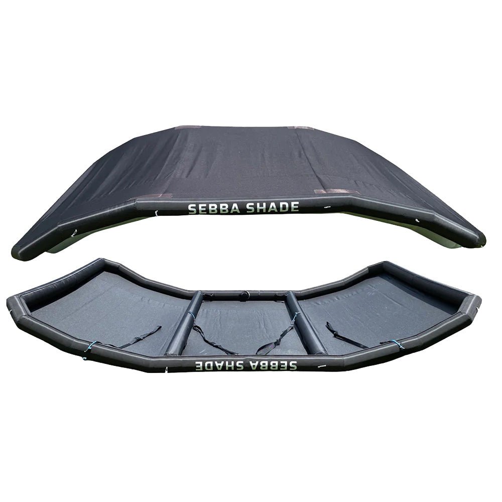 Sebba Shade 6 x 9 ft. Black Sun Shade f/Boats Up To 28' [SS6X9BLK] - Houseboatparts.com