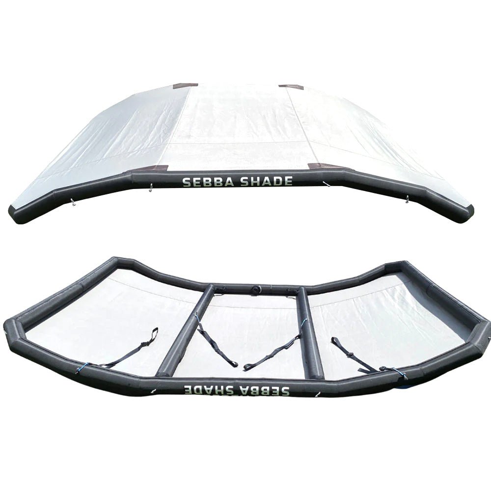 Sebba Shade 6 x 9 ft. White Sun Shade f/Boats Up To 28' [SS6X9WHT] - Houseboatparts.com