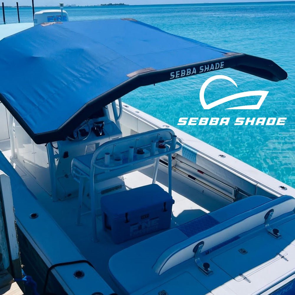 Sebba Shade 8 x 12 ft. Black Sun Shade f/Boats 26'+ [SS8X12BLK] - Houseboatparts.com