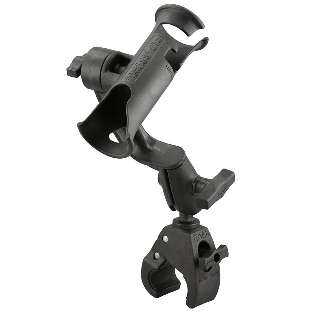 RAM Mount RAM Tube Jr. Rod Holder w/Revolution Arm RAM Tough-Claw Base [RAP-390-RB-404U] - Houseboatparts.com