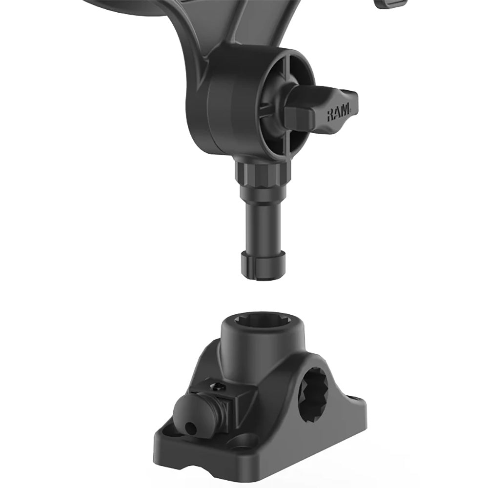 RAM Mount RAM ROD JR Fishing Rod Holder w/Bulkhead/Flat Surface Base [RAP-434-BMP] - Houseboatparts.com