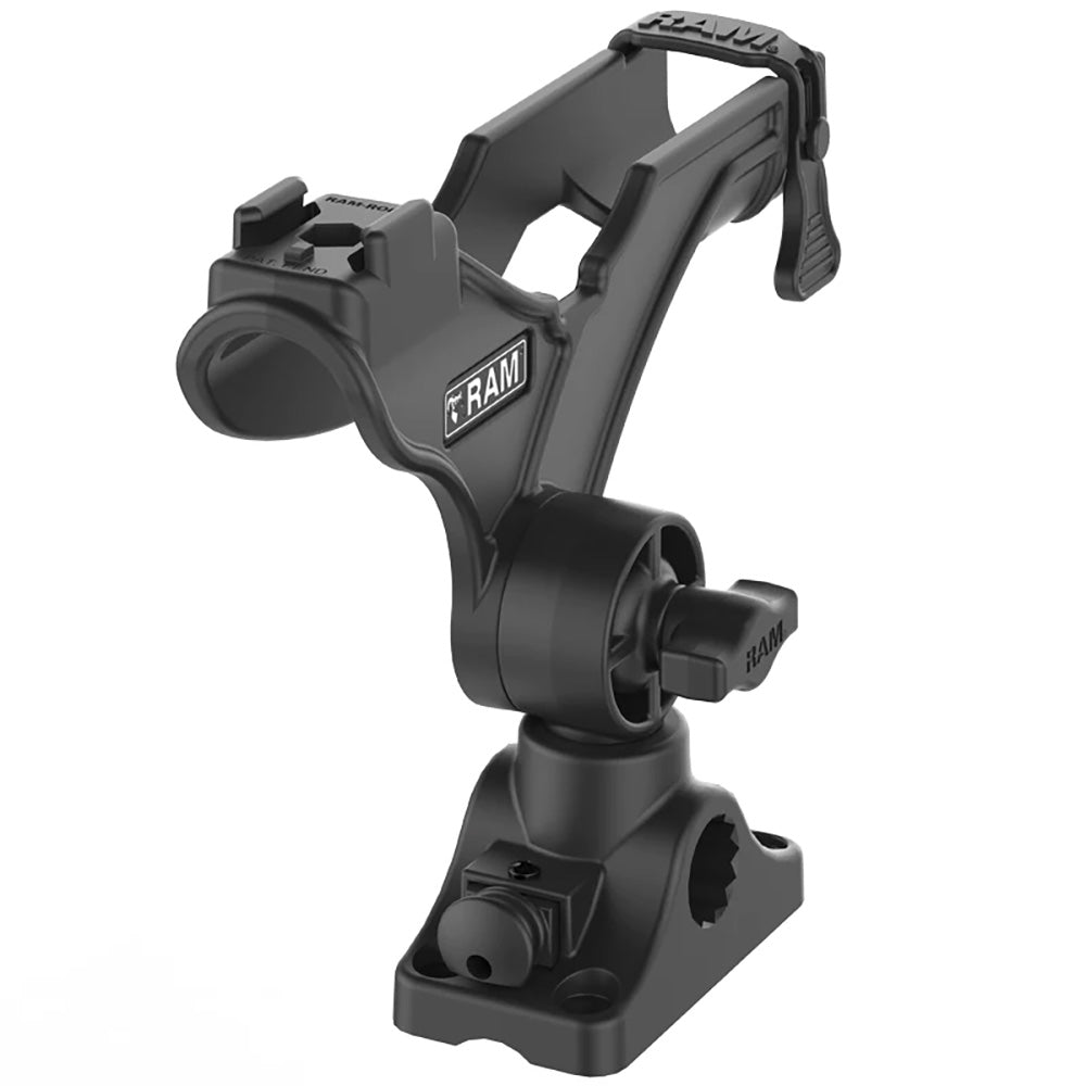 RAM Mount RAM ROD JR Fishing Rod Holder w/Bulkhead/Flat Surface Base [RAP-434-BMP] - Houseboatparts.com