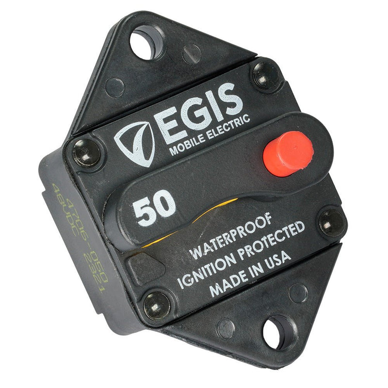 Egis 50A Panel Mount Circuit Breaker - 285 Series [4706-050] - Houseboatparts.com