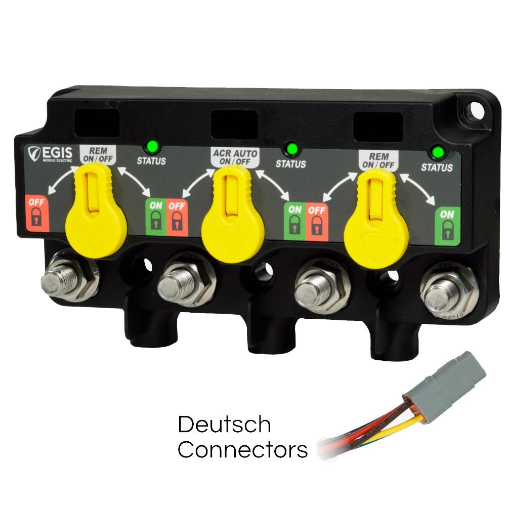 Egis XD Series Triple Flex 2 Relay-ACR-Relay w/Knobs 3X DTM Connector [8830-1535] - Houseboatparts.com