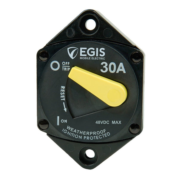 Egis 30A Panel Mount 87 Series Circuit Breaker [4707-030] - Houseboatparts.com