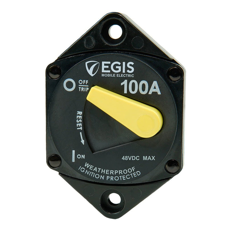 Egis 100A Panel Mount 87 Series Circuit Breaker [4707-100] - Houseboatparts.com