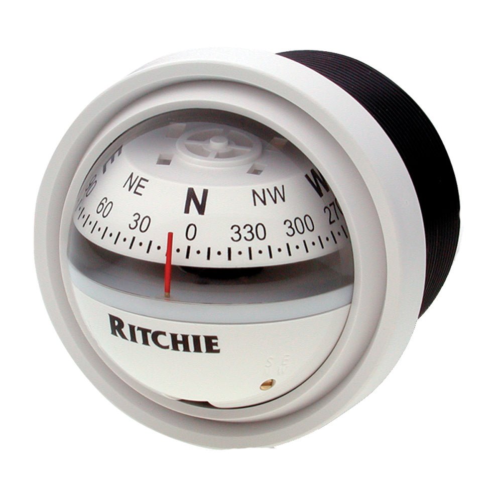 Ritchie V-57W.2 Explorer Compass - Dash Mount - White [V-57W.2] - Houseboatparts.com