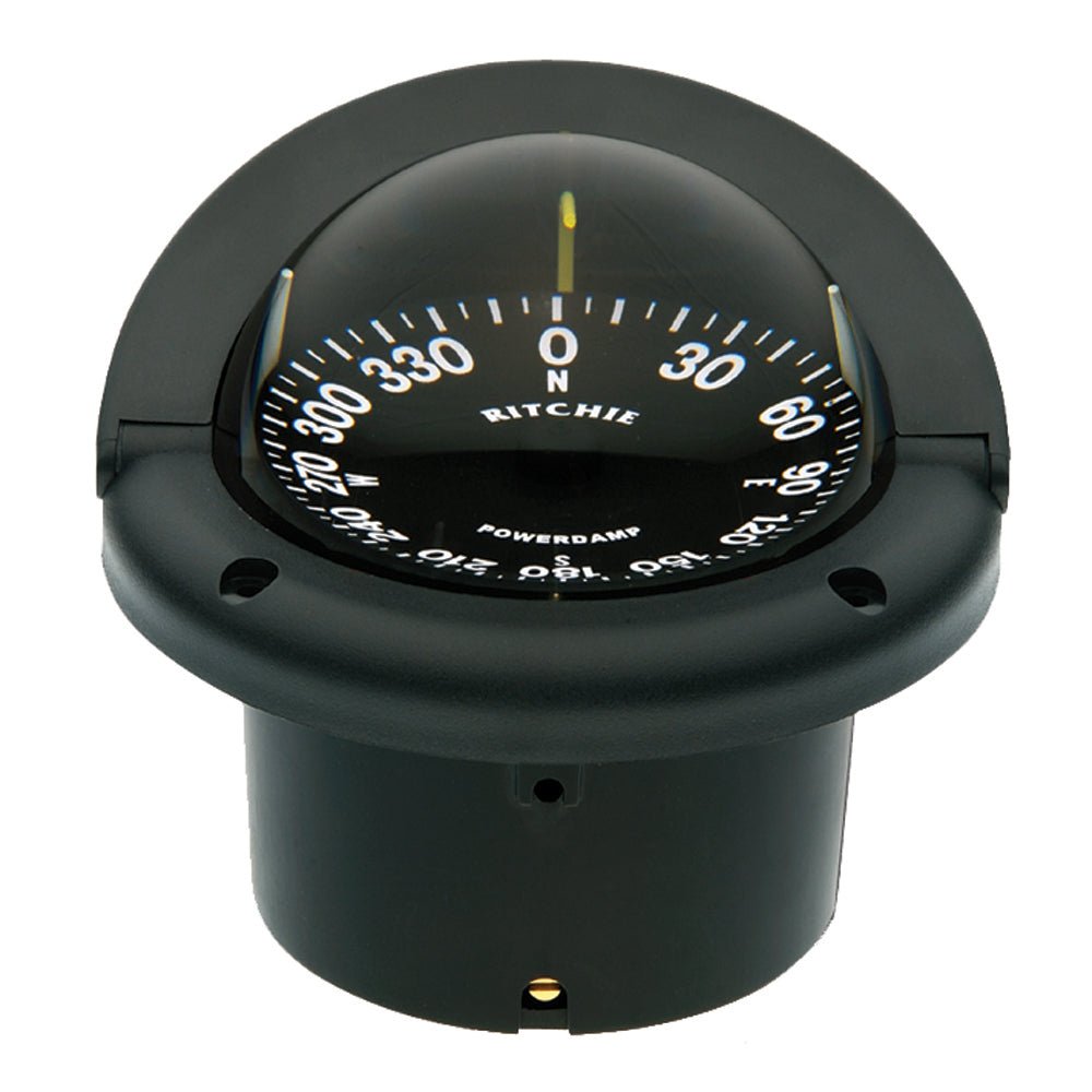 Ritchie HF-742 Helmsman Compass - Flush Mount - Black [HF-742] - Houseboatparts.com