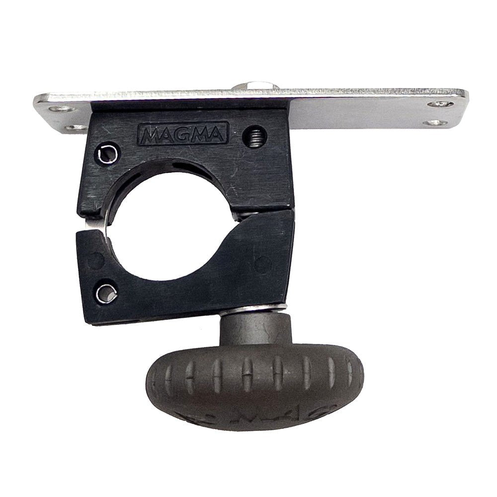 Magma Horizontal Round Rail Mount w/Knob - 1 - 1/2" [T10 - 591] - Houseboatparts.com