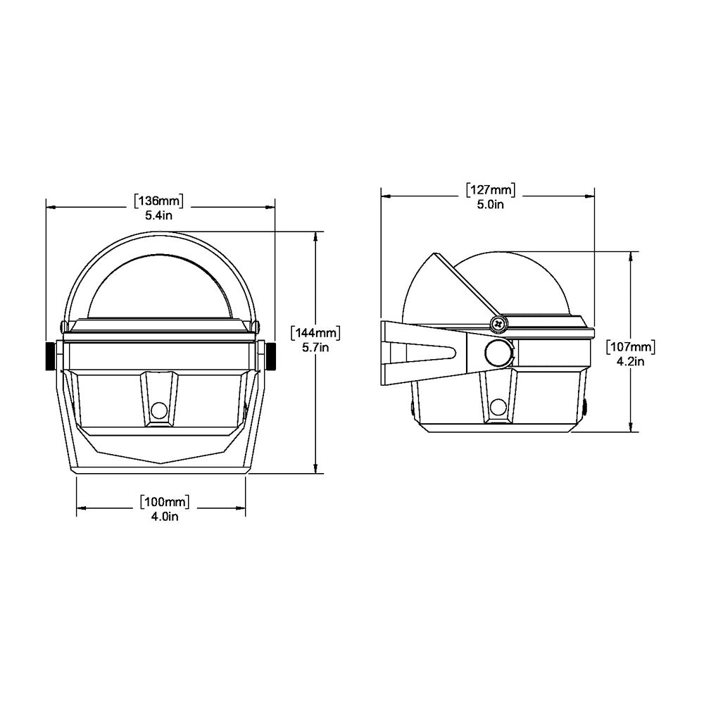 Ritchie B-81 Voyager Compass - Bracket Mount - Black [B-81] - Houseboatparts.com