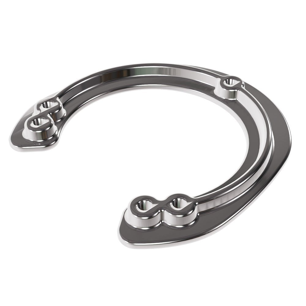 Mate Series Stainless Steel Rod Cup Holder Threaded Backing Plate [CBPT] - Houseboatparts.com