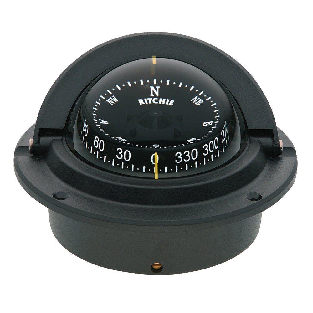 Ritchie F-83 Voyager Compass - Flush Mount - Black [F-83] - Houseboatparts.com