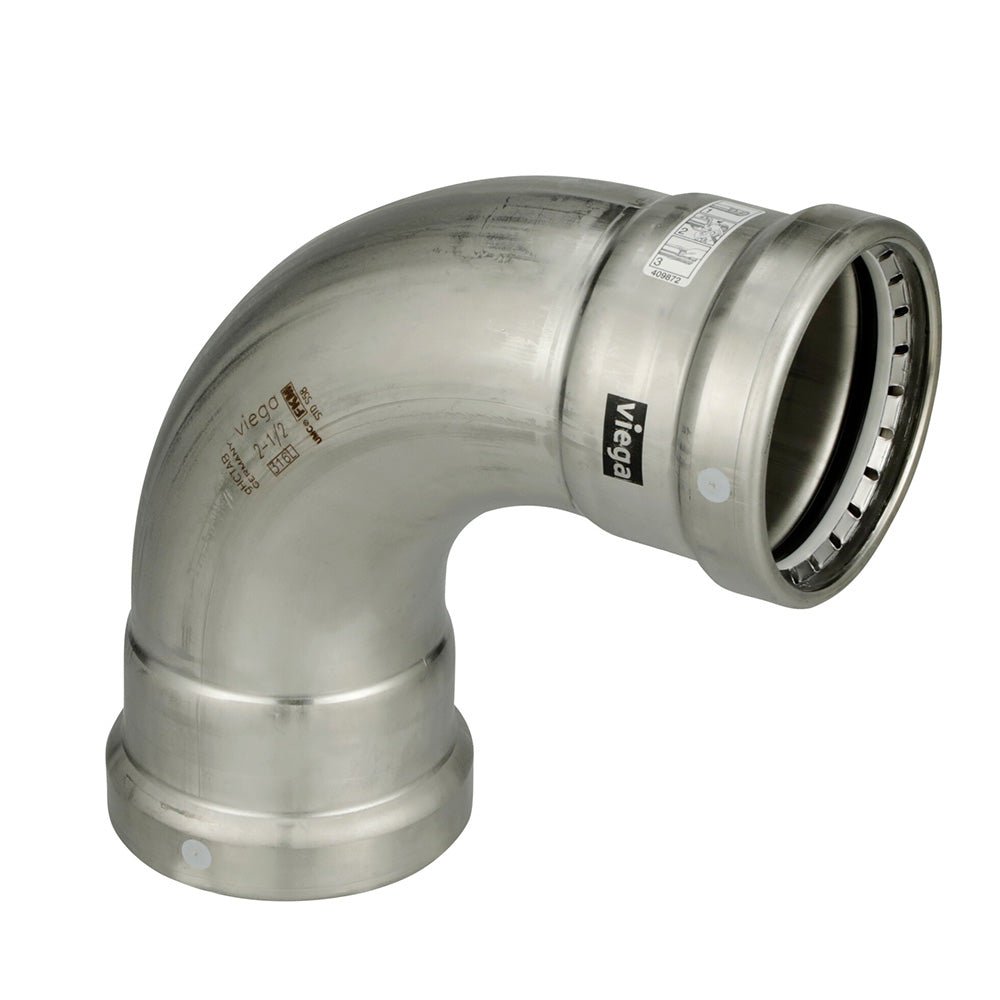 Viega MegaPress 316 FKM 3" 90 Degree Elbow [98410] - Houseboatparts.com