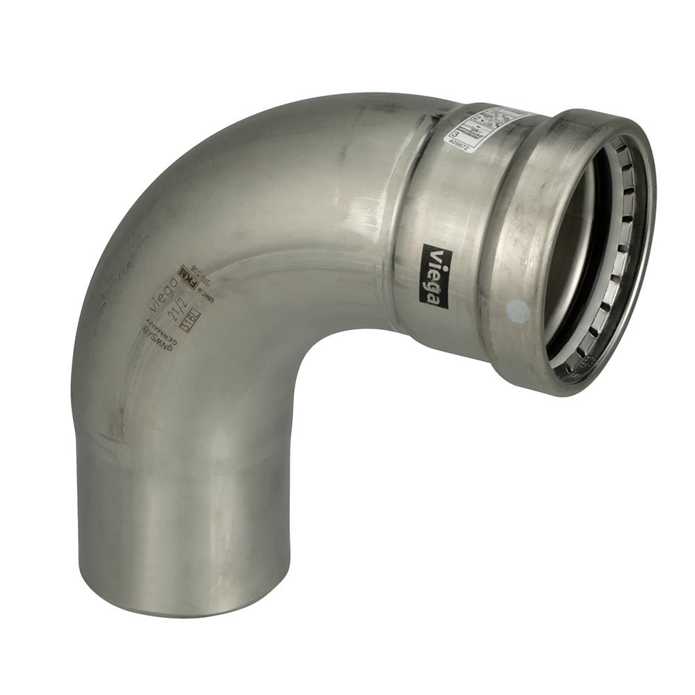 Viega MegaPress 316 FKM 3" 90 Degree Street Elbow [98395] - Houseboatparts.com