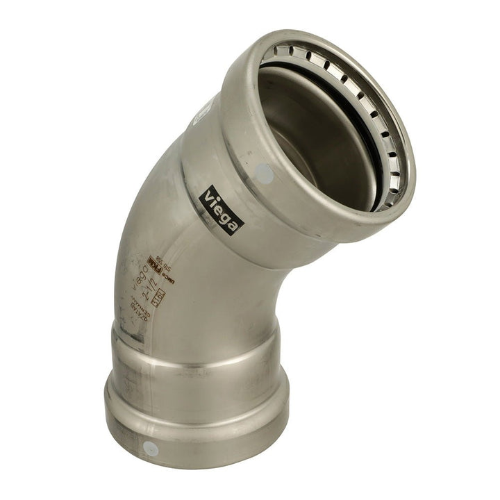 Viega MegaPress 316 FKM 3" 45 Degree Elbow [98515] - Houseboatparts.com