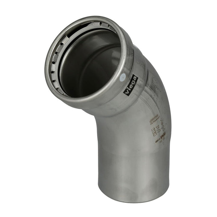 Viega MegaPress 316 FKM 3" 45 Degree Street Elbow [98500] - Houseboatparts.com
