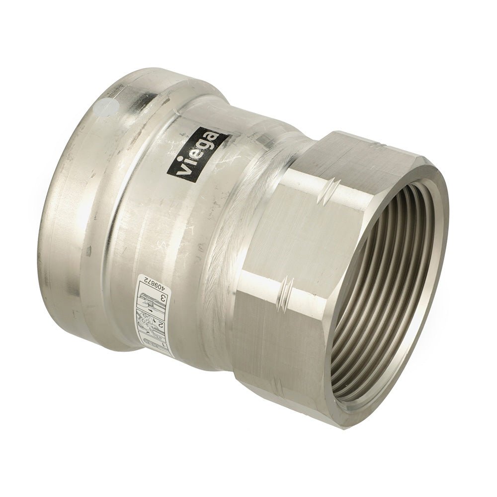 Viega MegaPress 316 FKM FPT Adapter - 2 - 1/2" x 2 - 1/2" (FPT) [98315] - Houseboatparts.com