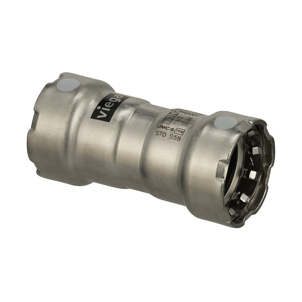 Viega MegaPress 316 FKM 1 - 1/4" Coupling w/Stop [91115] - Houseboatparts.com