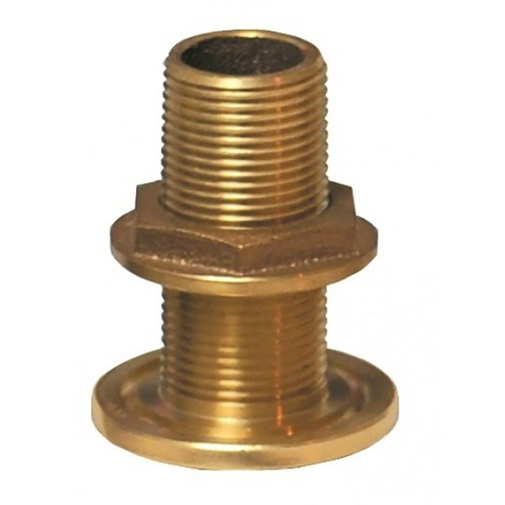 GROCO 2 - 1/2" Bronze Thru - Hull Fitting w/Nut [TH - 2500 - W] - Houseboatparts.com