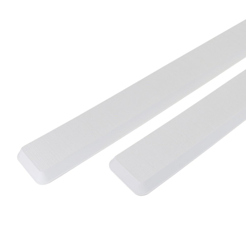 SeaDek Cockpit Coaming Bolster Set (2) - 4" x 39" 20mm Thick - White w/Brushed Texture [53582 - 81235] - Houseboatparts.com