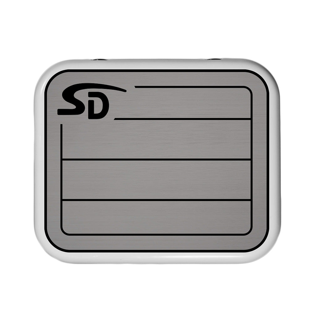 SeaDek YETI Roadie 24 Teak Cooler Pad - 6mm - Storm Grey/Black [53637 - 80066] - Houseboatparts.com
