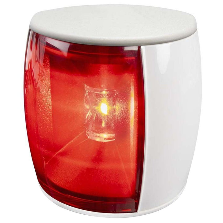 Hella Marine NaviLED PRO Port Navigation Lamp - White Shroud - Red Lens - 3NM [017460111] - Houseboatparts.com