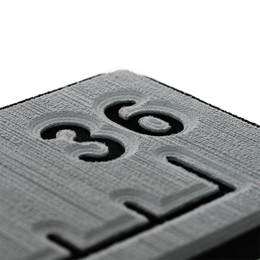 SeaDek 36 Routed Ruler - 6mm - Brushed Texture - Storm Grey/Black [53583 - 80066] - Houseboatparts.com