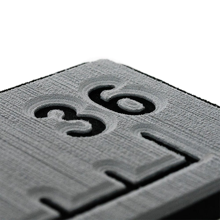 SeaDek 36 Routed Ruler - 6mm - Brushed Texture - Storm Grey/Black [53583 - 80066] - Houseboatparts.com