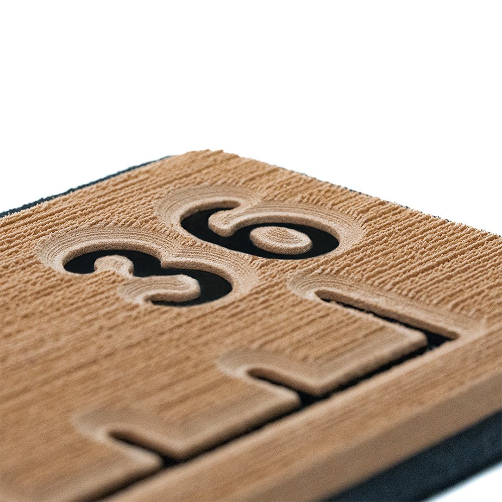 SeaDek 36 Routed Ruler - 6mm - Brushed Texture - Mocha/Black [53583 - 80093] - Houseboatparts.com