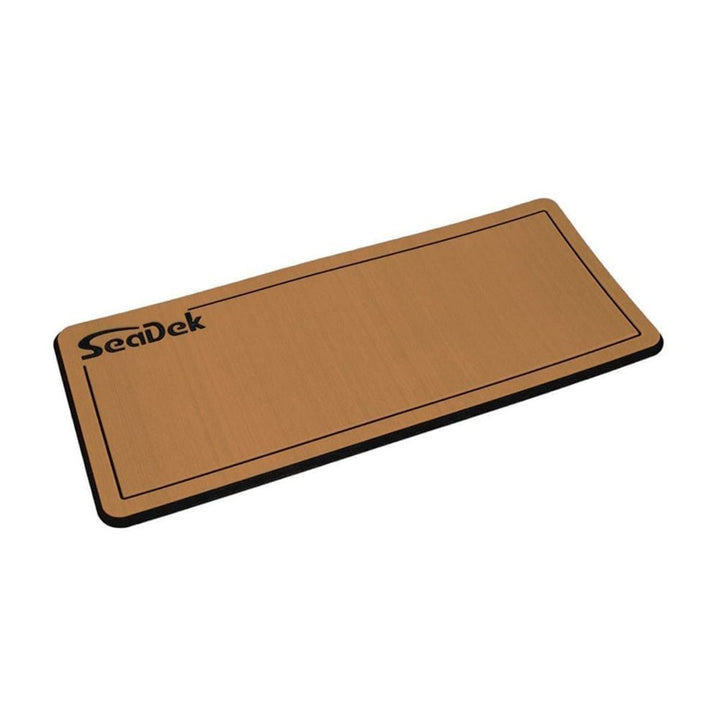 SeaDek 14 x 36" 20mm Dual Density Small Helm Pad w/SeaDek Logo - Brushed Texture - Mocha/Black (355.6mm x 914.4mm x 20mm) [37925 - 80327] - Houseboatparts.com