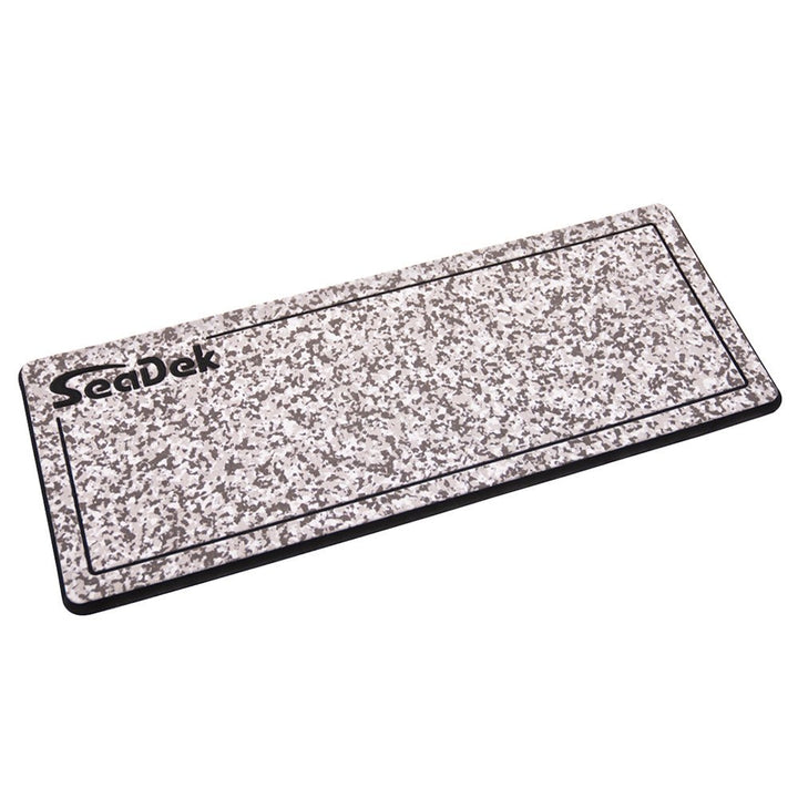 SeaDek 16 x 39" 20mm Dual Density Large Helm Pad w/SeaDek Logo - Brushed Texture - Snow Camo/Black (406.4mm x 990.6mm x 20mm) [37926 - 83699] - Houseboatparts.com