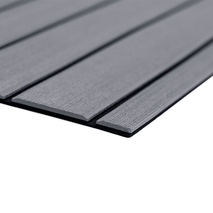 SeaDek 40" x 80" 6mm Teak Full Sheet - Brushed Texture - Storm Grey/Black (1016mm x 2032mm x 6mm) [32279 - 80066] - Houseboatparts.com
