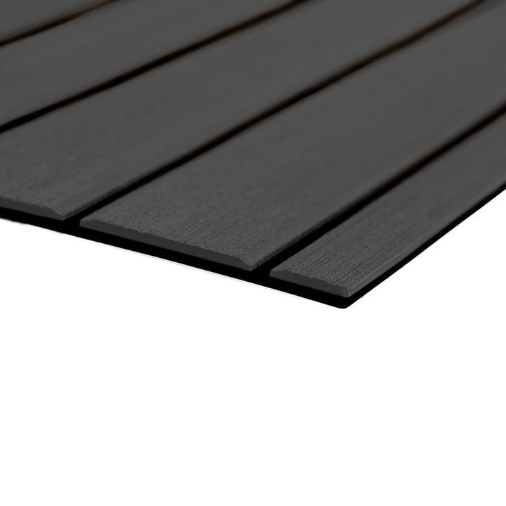 SeaDek 40" x 80" 6mm Teak Full Sheet - Brushed Texture - Dark Grey/Black (1016mm x 2032mm x 6mm) [32279 - 80067] - Houseboatparts.com
