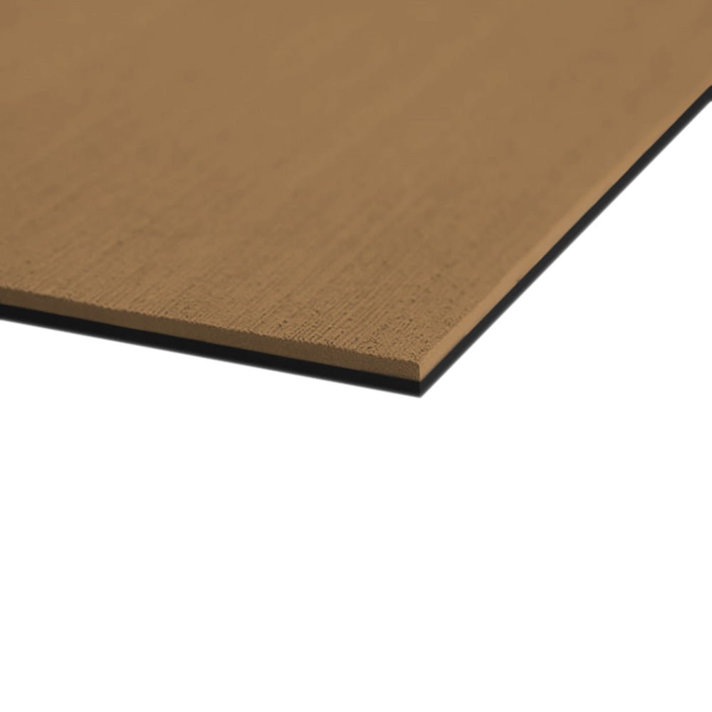 SeaDek 40" x 80" 6mm Two Color Full Sheet - Brushed Texture - Mocha/Black (1016mm x 2032mm x 6mm) [45225 - 80093] - Houseboatparts.com