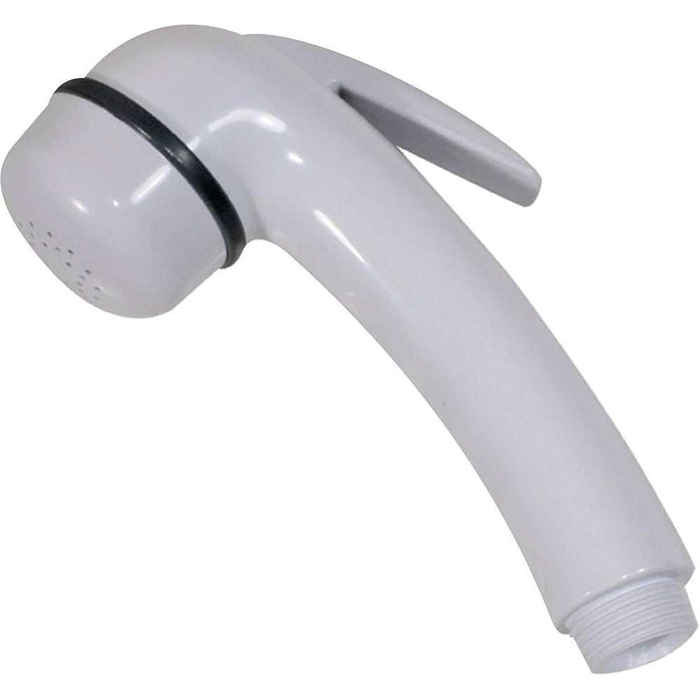 Scandvik 14004P Euro Shower Handle Straight - White [14004P] - Houseboatparts.com