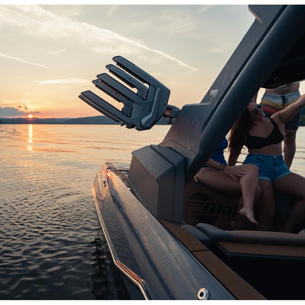 PTM Edge ClampForce 3.0 Clamping Wake Board Rack - Pair - Black [P13491 - 9010TEBBK] - Houseboatparts.com