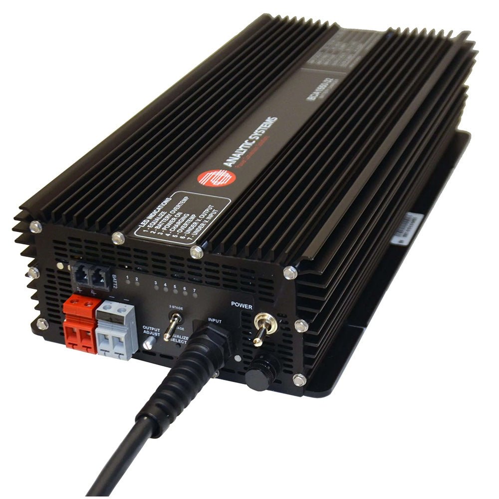 Analytic Systems AC Charger 2 - Bank 70A, 12V Out, 85 - 264VAC In Power - Factor Correction [BCA1050 - 12] - Houseboatparts.com
