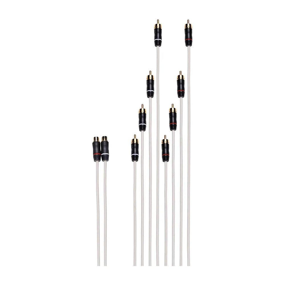 Fusion Performance RCA Cable - Dual Female to 8 - Way Male [010 - 13356 - 00] - Houseboatparts.com