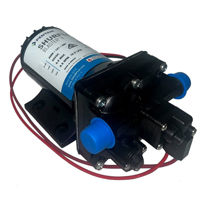 Shurflo by Pentair Blaster II Washdown Pump - 24 VDC - 3.5 GPM - 45 PSI [4238 - 141 - E07] - Houseboatparts.com