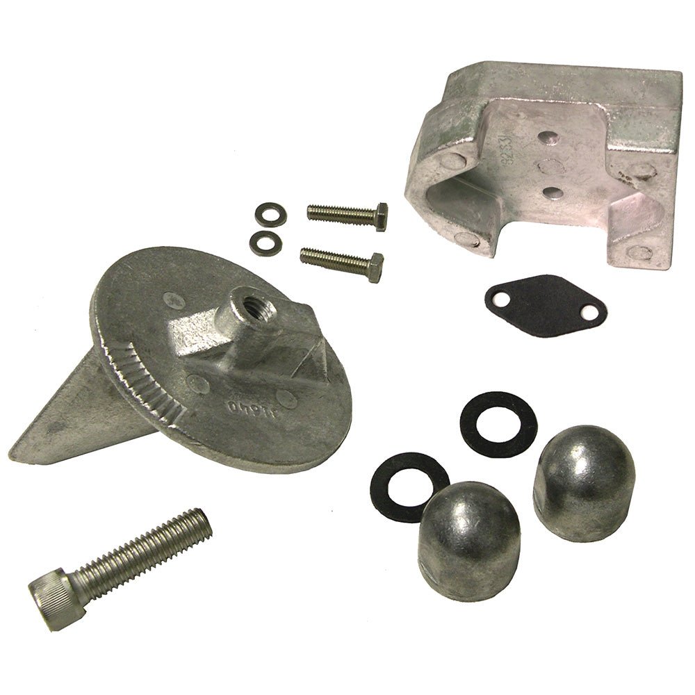 Performance Metals Mercruiser Alpha 1 Gen 1 Complete Anode Kit (No Power Steering) - Aluminum [10205A] - Houseboatparts.com