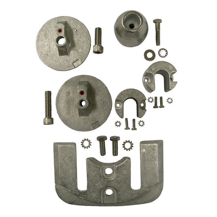 Performance Metals Mercruiser Bravo 3 (2004 Later) Complete Anode Kit - Aluminum [10165A] - Houseboatparts.com