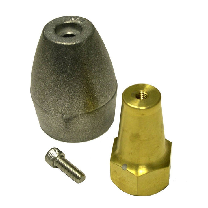 Performance Metals Mercruiser Bravo 3 (2003 Earlier) Prop Anode Retrofit Kit - Aluminum [10195A] - Houseboatparts.com