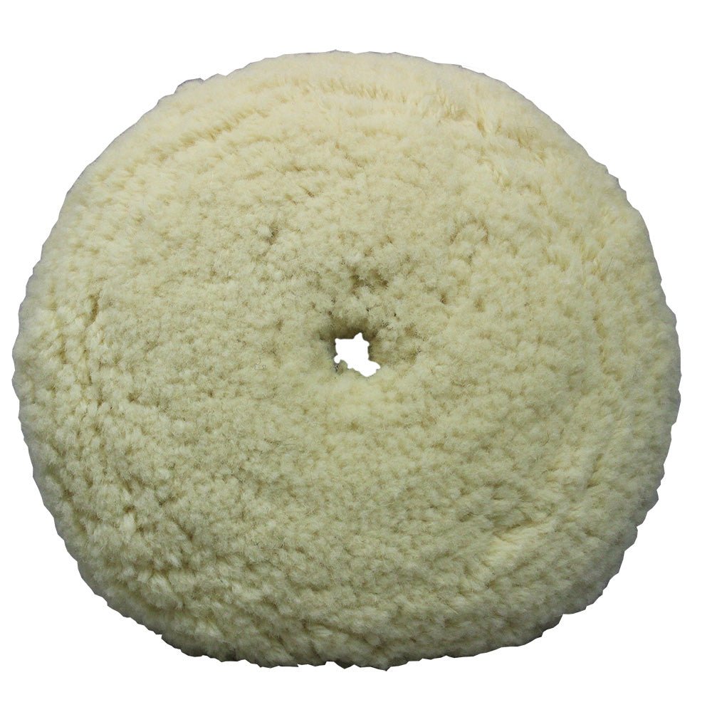 Presta White Wool Aggressive Cutting Pad [890141] - Houseboatparts.com