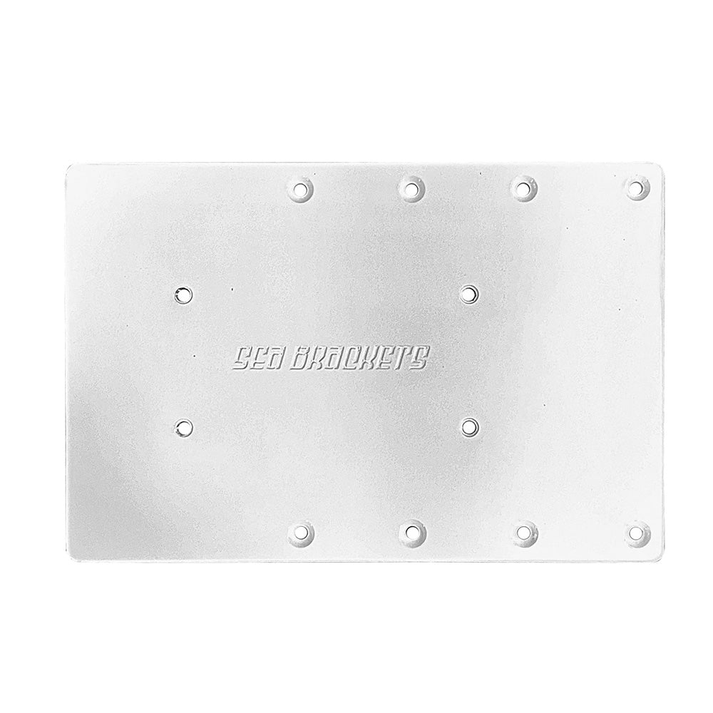 Sea Brackets 12" Straight Trolling Motor Plate f/Garmin Force Kraken [SEA2313] - Houseboatparts.com
